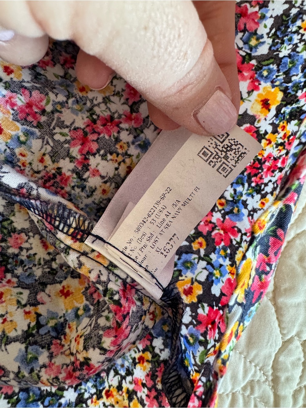 Old Navy Floral Print Puff-Sleeve Babydoll Top - Picture 7 of 9
